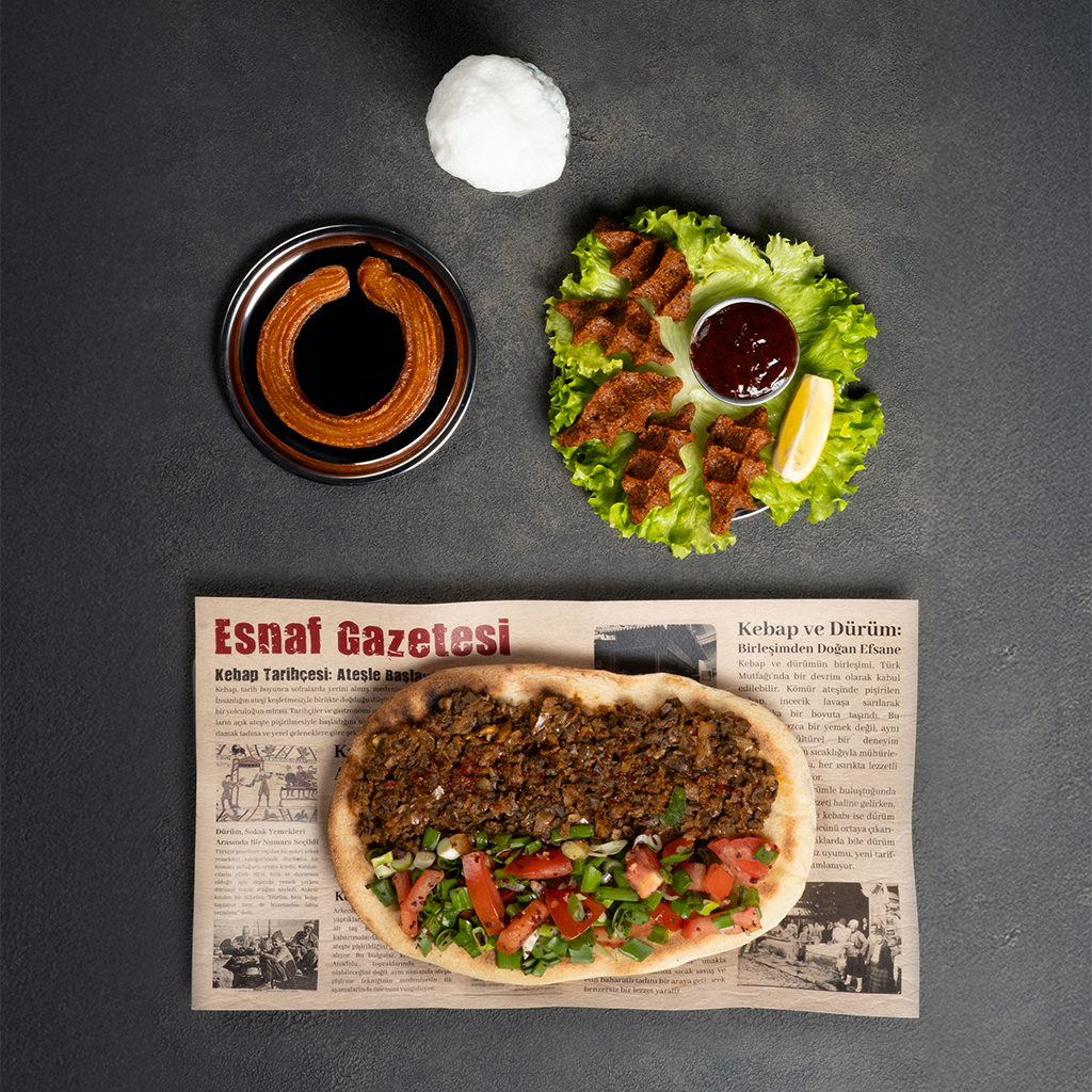 Ciğer Kavurma Dürüm Menü(120g)