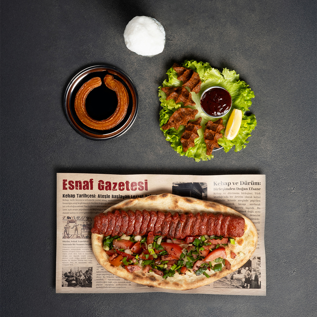 Sucuk Kebap Dürüm Menü(120g)